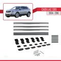 Cadillac SRX 2004-2016 Arası ile Uyumlu BASIC Model Ara Atkı Tavan Barı Gri 3 Adet