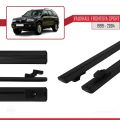 Vauxhall Frontera 2 Sport 1999-2004 Arası ile Uyumlu BASIC Model Ara Atkı Tavan Barı Siyah 2 Adet