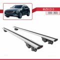 Mazda CX-9 2016-2023 Arası ile Uyumlu HOOK Model Ara Atkı Tavan Barı Gri 2 Adet