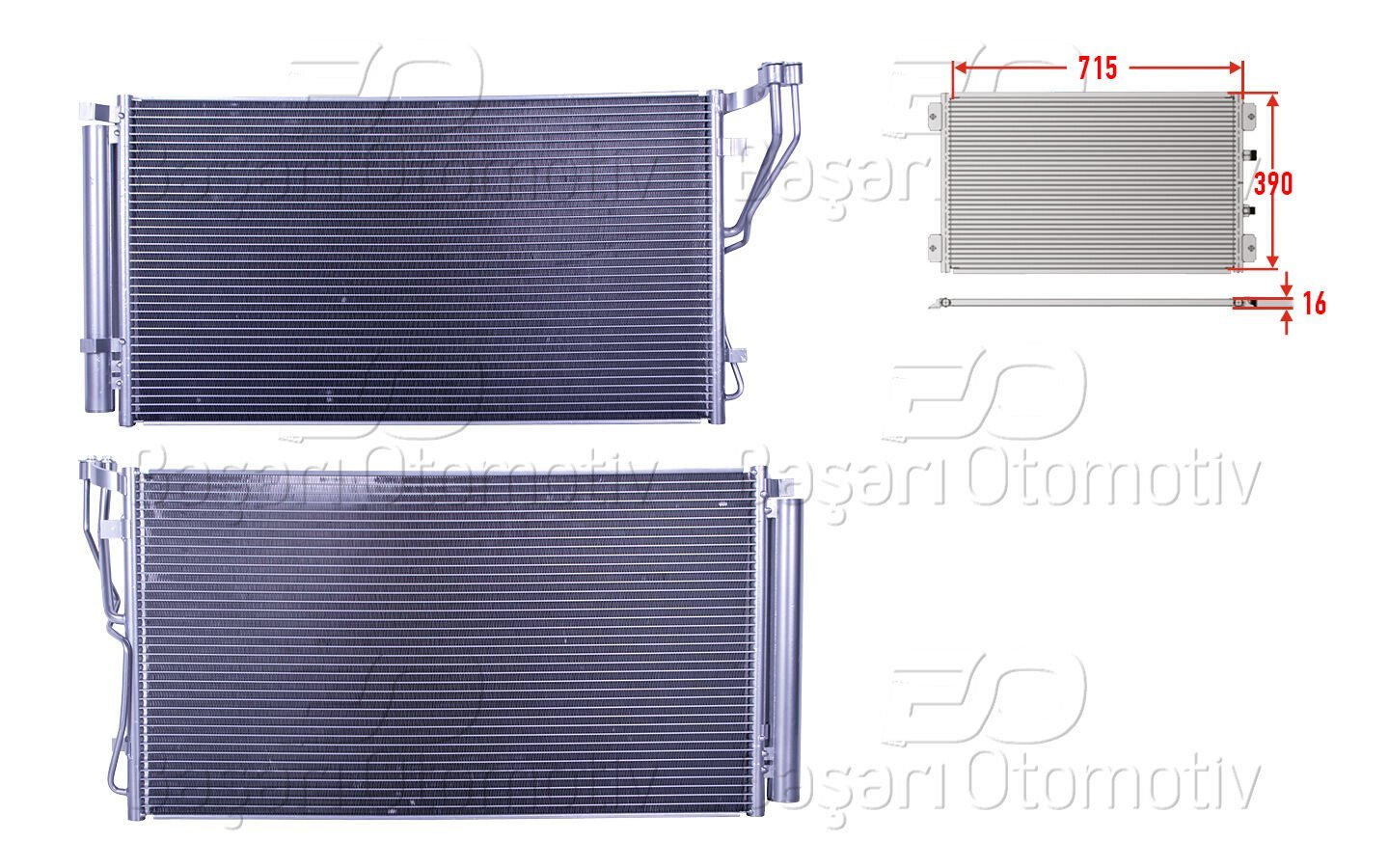 Hyundai Sonata Klima Radyatörü