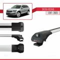 Skoda Kodiaq 2017-2023 Arası ile Uyumlu ACE-1 Ara Atkı Tavan Barı Gri 2 Adet