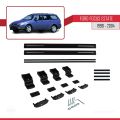 Ford Focus (C170) SW 1998-2004 Arası ile Uyumlu BASIC Model Ara Atkı Tavan Barı Siyah 2 Adet
