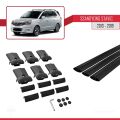 Ssangyong Stavic 2 2013-2019 Arası ile Uyumlu FLY Model Ara Atkı Tavan Barı Siyah 3 Adet