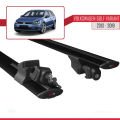 Volkswagen Golf 7 (5G) Variant 2013-2019 Arası ile Uyumlu HOOK Model Ara Atkı Tavan Barı Siyah 2 Adet