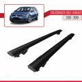 Volkswagen Golf 7 (5G) Variant 2013-2019 Arası ile Uyumlu HOOK Model Ara Atkı Tavan Barı Siyah 2 Adet