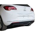 Opel Astra J Hb 2013 - 15 Uyumlu Yedek Parça Custom Style Difüzör Plastik Boyasız