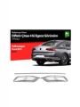 Volkswagen Passat B8.5 2019-2023 Uyumlu Yedek Parça 4'lü R Line 3 Parça Krom Egzoz Görünümü Çıta
