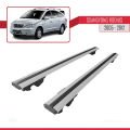 Ssangyong Rodius 2005-2012 Arası ile Uyumlu HOOK Model Ara Atkı Tavan Barı Gri 2 Adet