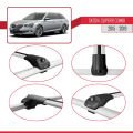 Skoda Superb 3 (3V) Combi Pre-Facelift 2015-2019 Arası ile Uyumlu ACE-1 Ara Atkı Tavan Barı Gri 2 Adet