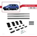 Ford Focus (C170) SW 1998-2004 Arası ile Uyumlu BASIC Model Ara Atkı Tavan Barı Gri 2 Adet