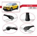 Kia Stonic 2017 ve Sonrası ile Uyumlu ACE-1 Ara Atkı Tavan Barı Siyah 2 Adet