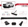 Great Wall Cannon 2019 ve Sonrası ile Uyumlu FLY Model Ara Atkı Tavan Barı Siyah 2 Adet