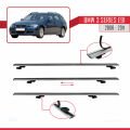 BMW 3 Series E91 Touring 2006-2011 Arası ile Uyumlu BASIC Model Ara Atkı Tavan Barı Gri 3 Adet