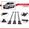 Ssangyong Stavic 2 2013-2019 Arası ile Uyumlu FLY Model Ara Atkı Tavan Barı Gri 3 Adet