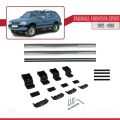 Vauxhall Frontera Sport 1992-1998 Arası ile Uyumlu BASIC Model Ara Atkı Tavan Barı Gri 2 Adet