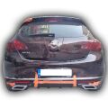 Opel Astra J Hb 2009 - 12 Uyumlu Yedek Parça Opc Spoiler Plastik Boyasız