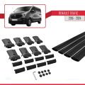 Renault Trafic 3 (X82) 2015 ve Sonrası ile Uyumlu FLY Model Ara Atkı Tavan Barı Siyah 4 Adet