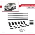 Toyota Land Cruiser V8 (J200) 2008-2021 Arası ile Uyumlu BASIC Model Ara Atkı Tavan Barı Gri 3 Adet