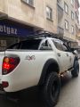 Mitsubishi L200 (2008-2014) Arası Uyumlu Stop Çerçeve Kaplama - Siyah