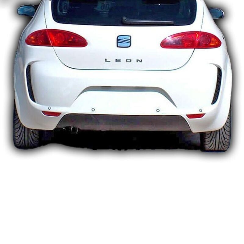 Seat Leon MK2 Uyumlu Yedek Parça Makyajlı Aero Arka Tampon Boyasız Fiber