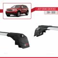 Jeep Grand Cherokee 4 (WK2) 2011-2020 Arası ile Uyumlu ACE-2 Ara Atkı Tavan Barı Gri 2 Adet