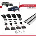 Peugeot 508 SW 2019-2025 Arası ile Uyumlu ACE-2 Ara Atkı Tavan Barı Gri 2 Adet