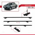 Toyota Hilux 7 (AN30) 2005-2015 Arası ile Uyumlu BASIC Model Ara Atkı Tavan Barı Siyah 3 Adet