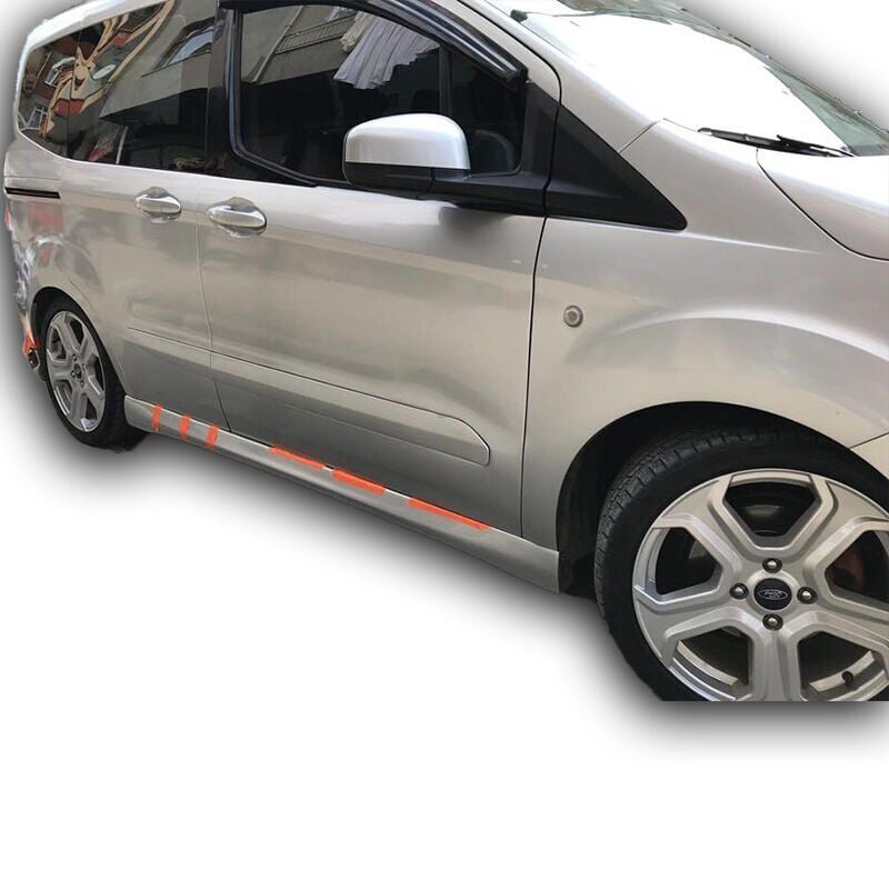 Ford Courier Uyumlu Yedek Parça   2014 - 2018 Sport Marşpiyel Plastik Boyasız