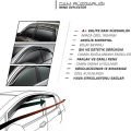 Mercedes Sprinter 2008-2020 Uyumlu Sport Style Cam Rüzgarlığı