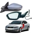 Ayna Sol+Elk+Kat+Isı+Asf+Alt Ayd+Haf+13 Pın Skoda Octavia 3 13-20