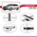 Audi A6 Avant 2001-2005 Arası ile Uyumlu BASIC Model Ara Atkı Tavan Barı Gri 3 Adet