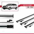 Audi A6 Avant 2001-2005 Arası ile Uyumlu BASIC Model Ara Atkı Tavan Barı Gri 3 Adet