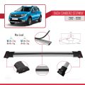 Dacia Sandero Stepway 2 2012-2020 Arası ile Uyumlu FLY Model Ara Atkı Tavan Barı Gri 3 Adet