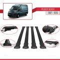 Peugeot Boxer 2 2007 ve Sonrası ile Uyumlu FLY Model Ara Atkı Tavan Barı Siyah 4 Adet