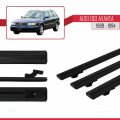 Audi 100 Avanta 1989-1994 Arası ile Uyumlu BASIC Model Ara Atkı Tavan Barı Siyah 3 Adet