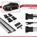 Renault Megane 3 ST 2009-2015 Arası ile Uyumlu FLY Model Ara Atkı Tavan Barı Gri 2 Adet