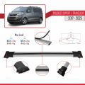 Peugeot Expert 3 Traveller 2017 ve Sonrası ile Uyumlu FLY Model Ara Atkı Tavan Barı Gri 3 Adet