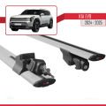 Kia EV9 2024-2025Arası ile Uyumlu HOOK Model Ara Atkı Tavan Barı Gri 2 Adet