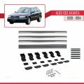 Audi 100 Avanta 1989-1994 Arası ile Uyumlu BASIC Model Ara Atkı Tavan Barı Gri 3 Adet