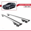 Jaguar XF S 2018-2024 Arası ile Uyumlu HOOK Model Ara Atkı Tavan Barı Gri 2 Adet