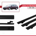Acura TSX Sport Wagon 2011-2014 Arası ile Uyumlu BASIC Model Ara Atkı Tavan Barı Siyah 3 Adet