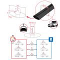Toyota Proace City Verso 2019-2022 Arası ile Uyumlu ACE-1 Ara Atkı Tavan Barı Siyah 2 Adet