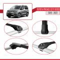 Toyota Proace City Verso 2019-2022 Arası ile Uyumlu ACE-1 Ara Atkı Tavan Barı Siyah 2 Adet