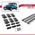 Peugeot Bipper 2008-2017 Arası ile Uyumlu FLY Model Ara Atkı Tavan Barı Gri 3 Adet
