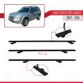 Land Rover Freelander 2 (L359) 2007-2015 Arası ile Uyumlu BASIC Model Ara Atkı Tavan Barı Siyah 3 Adet
