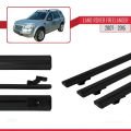 Land Rover Freelander 2 (L359) 2007-2015 Arası ile Uyumlu BASIC Model Ara Atkı Tavan Barı Siyah 3 Adet