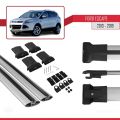 Ford Escape 3 2013-2019 Arası ile Uyumlu FLY Model Ara Atkı Tavan Barı Gri 2 Adet