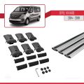 Opel Vivaro B 2014-2019 Arası ile Uyumlu FLY Model Ara Atkı Tavan Barı Gri 3 Adet