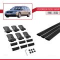 VW Passat B5 Variant 1996-2005 Arası ile Uyumlu FLY Model Ara Atkı Tavan Barı Siyah 3 Adet