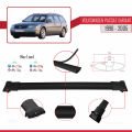 VW Passat B5 Variant 1996-2005 Arası ile Uyumlu FLY Model Ara Atkı Tavan Barı Siyah 3 Adet